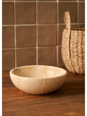 Ephesus Traverten Dekoratif Kase Naturel (20X7 Cm)