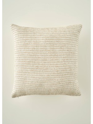 Bella Maison Bianca Dolgulu Dekoratif Yastık Krem (43X43 Cm)