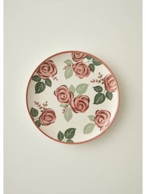 Bella Maison Rose Porselen Servis Tabağı (26 Cm)