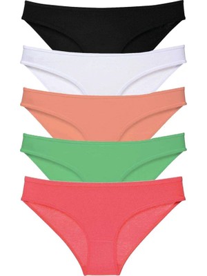 Al-Fil Teknoloji 5 Adet Süper Eko Set Likralı Kadın Slip Külot 517