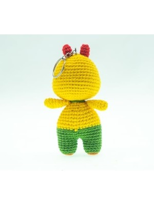 Teknocan Marketing Renovon, Amigurumi Sincap Anahtarlık,birinci Sınıf Pamuk Ipten Tığ El Işçiliği ile Yapılmış,sevimli,sağlıklı, Peluş,elyaf Dolgu,yaratıcı,şık,sağlıklı Sevimli Figürler Çanta ve Vb Için Süs