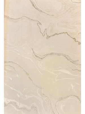 Sultan Dekorasyon Ithal 16M2 Duvar Kağıdı 3boyutlu Mermer Desen Simli Silinebilir