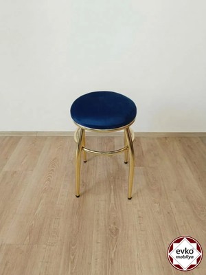 Evko Mobilya Tabure, Bar Taburesi, 4 Adet Tabure, Puf, Bench, Metal Ayaklı Tabure, İç İçe Geçebilen Tabure, Mutfak Balkon Bahçe Taburesi