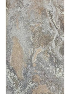 Sultan Dekorasyon Ithal 16M2 Duvar Kağıdı 3boyutlu Mermer Desen Simli Silinebilir