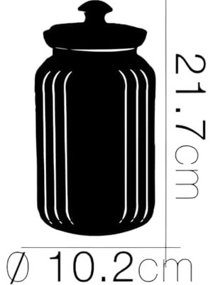 Teknocan Marketing Cam Kapaklı Kavanoz, 1500CC