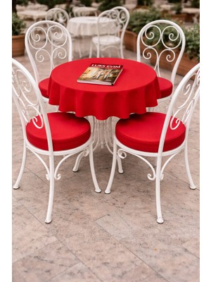 Yuvarlak Sandalye Minderi-Lüks Evim [1 Adet Minder]