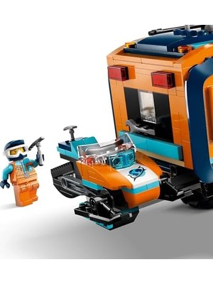 Teknocan Marketing City Kutup Kaşifi Laboratuvar Kamyonu 60471-8 Yaş ve Üzeri Bilim Tutkunu Çocuklar Için Laboratuvar Kamyonu Içeren Yaratıcı Oyuncak Yapım Seti, Doğum Günü Hediyesi (1064 Parça)