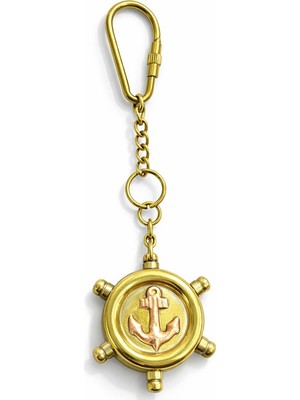 Noxsa Pirinç Dümen Anahtarlık - Model 1