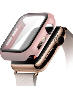 Teknocan Marketing 44MM Ekran Koruyucu Kılıf – 360° Tam Koruma, Temperli Cam + Tpu, Dokunmatik Uyumlu, 4/5/6/se/7/8 Serileri ile Uyumlu