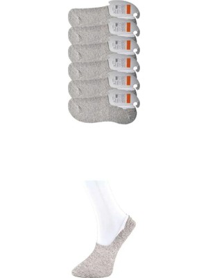 Al-Fil Teknoloji Gri Erkek Babet Çorap 6 Çift