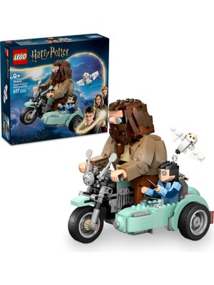 Teknocan Marketing Potter Hagrid ve ’nin Motosiklet Yolculuğu 76443-9 Yaş ve Üzeri Çocuklar ve Yetişkinler Için Koleksiyonluk Yapım Seti, Doğum Günü Hediyesi (617 Parça)