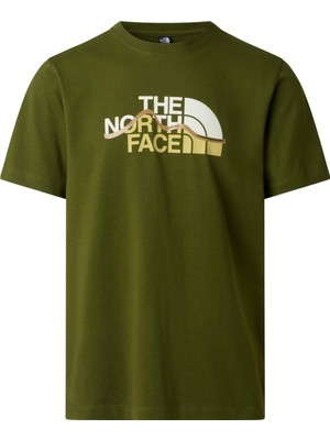 The North Face M Mountaın Lıne Regular Short Sleeve Tee Erkek Tişört NF0A8GUXBRI1