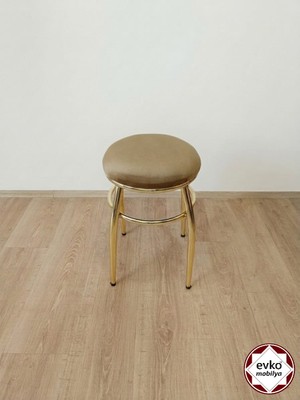 Evko Mobilya Tabure, Bar Taburesi, 6 Adet Tabure, Puf, Bench, Metal Ayaklı Tabure, İç İçe Geçebilen Tabure, Mutfak Balkon Bahçe Taburesi