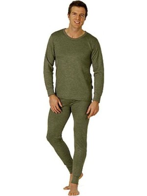 Al-Fil Teknoloji Kota Erkek Yeşil Askeri Termal Içlik Tayt Fanila Takım(Bere Hediyeli) 2002