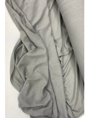 Al-Fil Teknoloji Keten Kumaş - Organik Kumaş - Perde Kumaşı - Ince Keten - Kıyafet Için Kumaş Örtü Gri 42