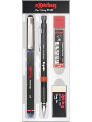 Teknocan Marketing Visumax + Roller Ofis Seti- 0.7 Mm, Kırmızı