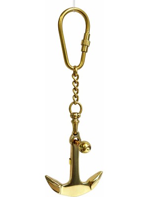 Noxsa Geleneksel Pirinç Çapa Figürlü Anahtarlık