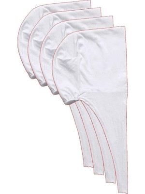 Al-Fil Teknoloji 4 Adet Tesettür Bone Bağcıklı Likralı Beyaz