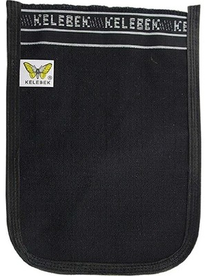 Al-Fil Teknoloji Osmanlı Kalın Siyah Banyo Hamam Kesesi 25X17 cm