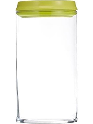Teknocan Marketing Zest Click Kavanoz 1480 Cc, Sızdırmaz Kilitli Kapak, Yeşil