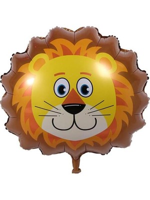 Teknocan Marketing Aslan Kafası Folyo Balon 55 x 55 cm