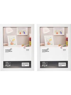 Teknocan Marketing 21X30 cm Beyaz Fotğraf Çerçeve Si 2 Adet