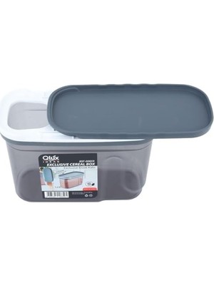 Teknocan Marketing Lüks Plastik Sürgülü Kapaklı 3 'lü Saklama Kabı Seti 1200 Mlx3 Adet