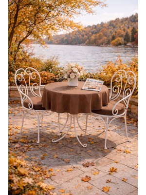 Yuvarlak Sandalye Minderi Lüks Evim [1 Adet Minder]