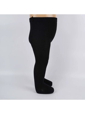 Al-Fil Teknoloji Bebek Pamuklu Külotlu Çorap Siyah