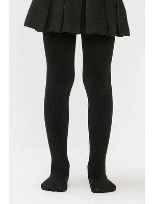 Al-Fil Teknoloji Kız Çocuk Pamuklu Külotlu Çorap Renk Siyah