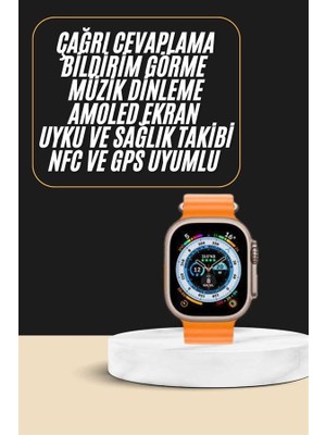 Al-Fil Teknoloji Akıllı Saat Amoled Ekran Bluetooth Bağlantılı Özel Tasarım Unısex