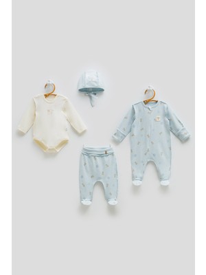 Caramell Cosy 4\'lü Hastane Çıkışı - Mavi