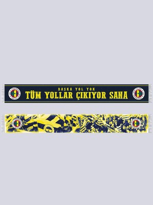 Fenerbahçe Unısex Tüm Yollar Çıkıyor Sana Şal