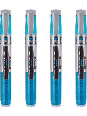 Lıkıt Fosforlu Kalem Mavı 4lu Set