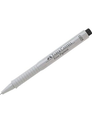 Faber-Castell 6 Keçeli Kalemler Paketi Ecco Pigment 0.05 mm Siyah