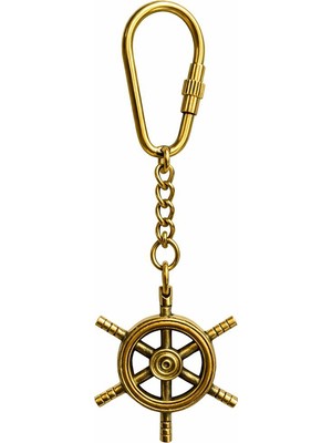 Noxsa Pirinç Dümen Anahtarlık - Model 2