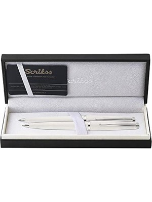 Scrikss Vintage 33 Tükenmez Kalemversatil Kalem Takım Beyaz