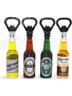 Zenvia Mini Içecek Şişesi Tasarımlı Magnetli Şişe Açacağı - Model 2 ZNV325-ETT