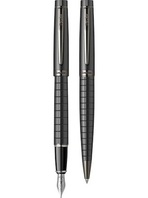 Scrikss Honour 38 Dolma Kalemtükenmez Kalem Takım Mat Siyah