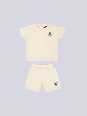 Fenerbahçe Bebek Altı Renk Logolu 2li Takım