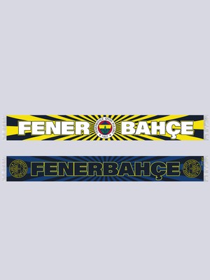 Unısex Sarı Lacivert Fenerbahçe Şal
