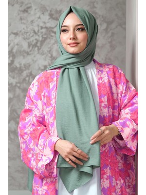 Afvente  Pamuk Cazz Şal Çağla Yeşili