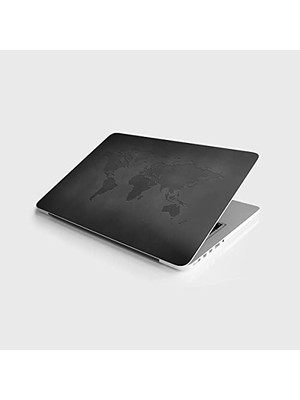 Laptop Sticker Notebook Pc Kaplama Etiketi Dünya Haritası