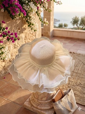 Şapkacımadam Kadın Yazlık Hasır Şapka