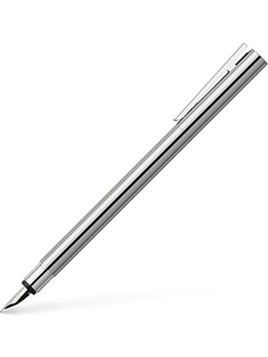 Faber-Castell Neo Slim Parlak/çelik Dolma Kalem (M)