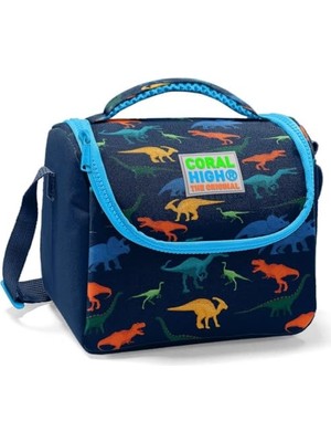 Lacivert Mavi Dinazorlar Erkek Çocuk Okul Beslenme Çantası