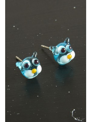 Esranın Dünyası Kedi Cam Küpe