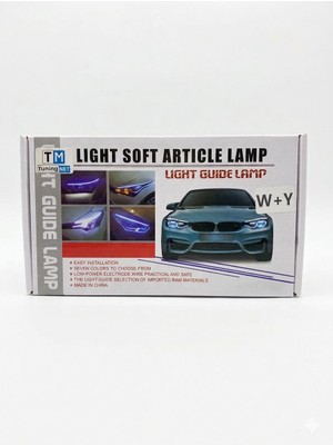 Far Üstü LED Şerit Drl – Araç Far Içi Gündüz LED Işığı (Light Guide Lamp W+Y)