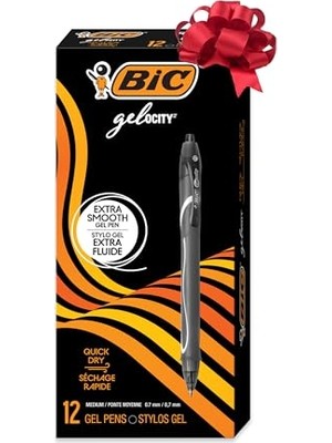 Bıc Gelocity Hizli Kuruyan Jel Kalem 12'li Kutu Siyah