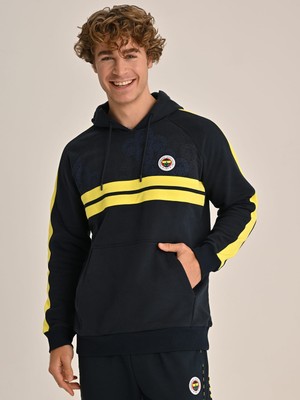 Fenerbahçe Erkek Trıbun Sweat 2XL Sarı Lacivert Renk Seçeneğiyle Şık ve Rahat